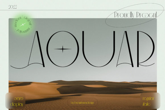 Aouar: The Display Font That Elevates Modern Campaign Design