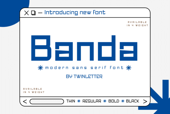 Banda Font: Modern Display Typography for Digital Campaigns
