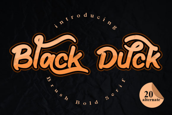 Black Duck: A Display Font That Elevates Campaign Visuals with Style and Clarity