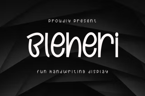 Bleheri: A Bold Display Font for Modern Marketing Visuals