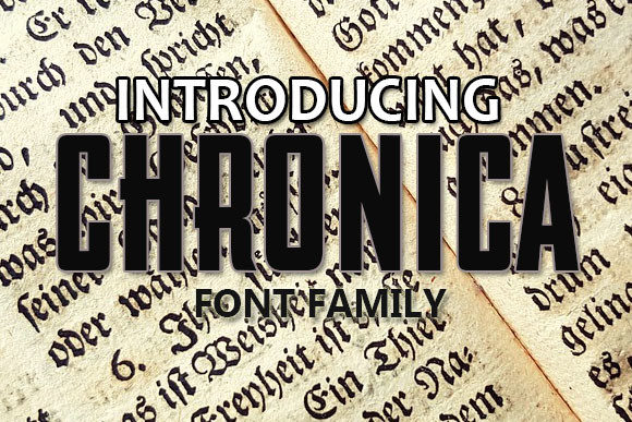 Chronica: A Designer’s Take on This Display Font