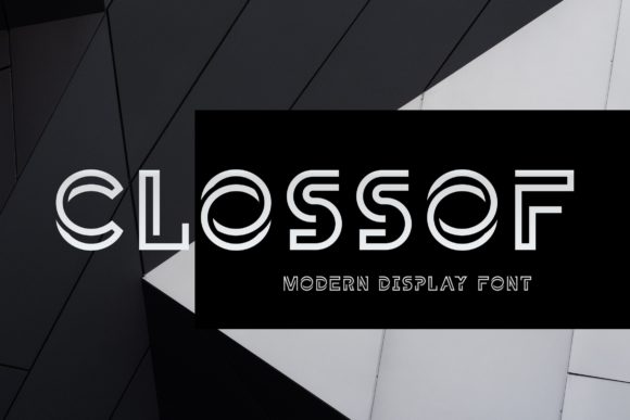 Clossof Font: Modern Display Typography for Digital Campaigns