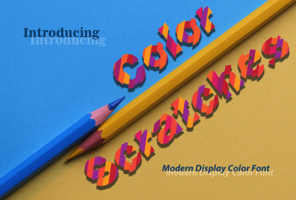 Color Scratches: A Lively Typeface for Modern Editorial Design