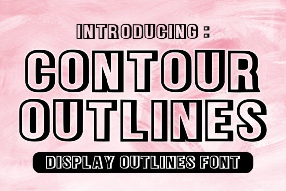 Contour Outlines Font: An Editorial Design Review