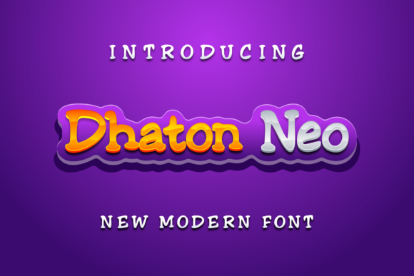Dhaton Neo Font: Retro Display Type for Editorial Layouts