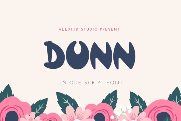 Dunn Font: A Quirky Display Typeface for Makers