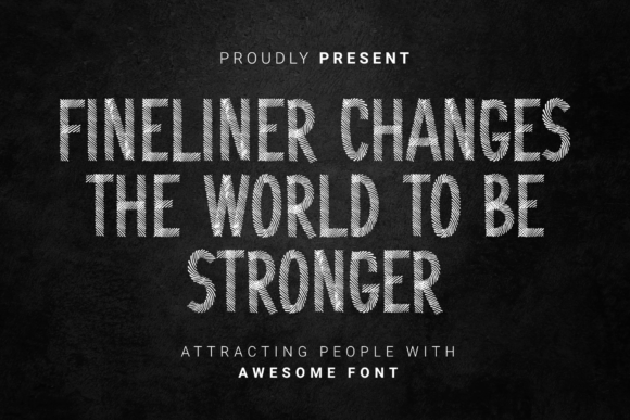 Fineliner Changes the World: A Display Font That Elevates Small Business Branding