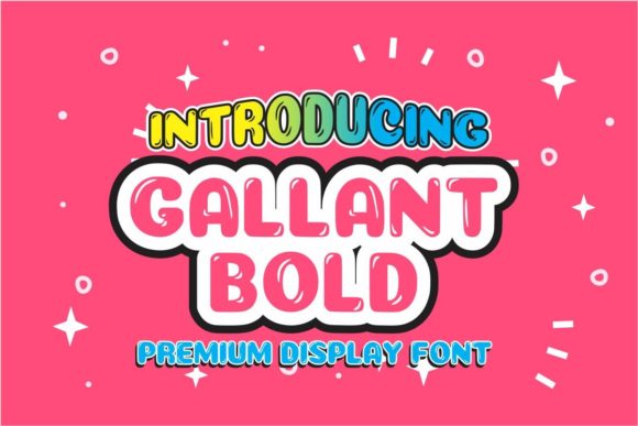 Gallant Bold Font: A Display Typeface for Cheerful Campaigns