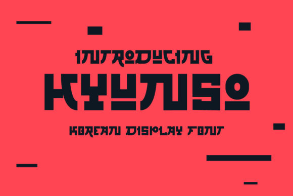 Hyunso Korean Style Font for Bold Marketing Visuals