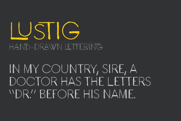 Lustig: A Playful Typeface for Editorial Joy