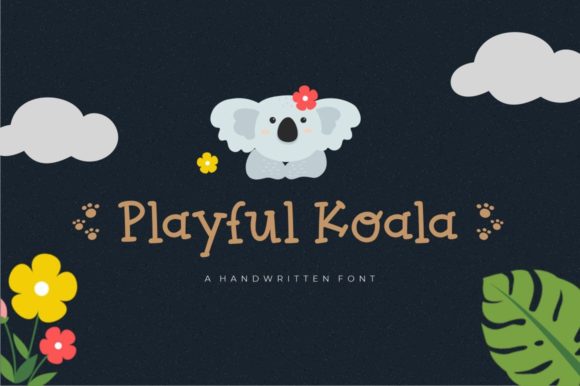 Playful Koala: A Handwritten Display Font for Business Branding