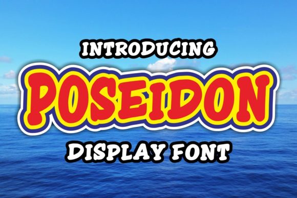 Poseidon Font: A Bold Display Typeface for Editorial Design