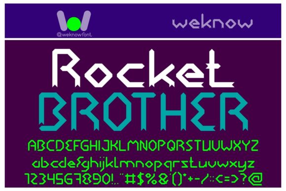 Rocket Brother Font: Modern Display Type for Campaigns