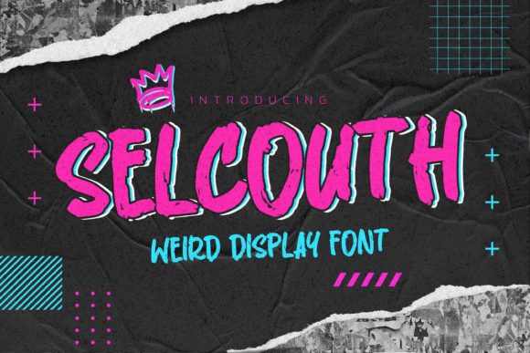 SELCOUTH: A Unique Display Font for Creative Editorial Design