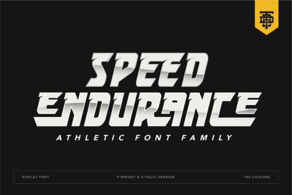 Speed Endurance: The Bold Display Font That Elevates Handmade Product Design