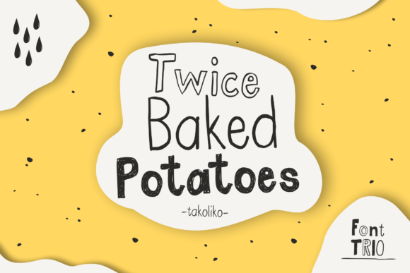 Twice Bake Potatoes Font: A Casual Display Typeface for Brands