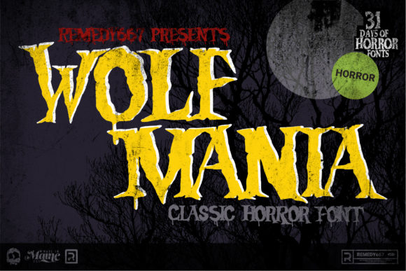 Wolf Mania: A Bold Display Font for High-Impact Marketing Visuals